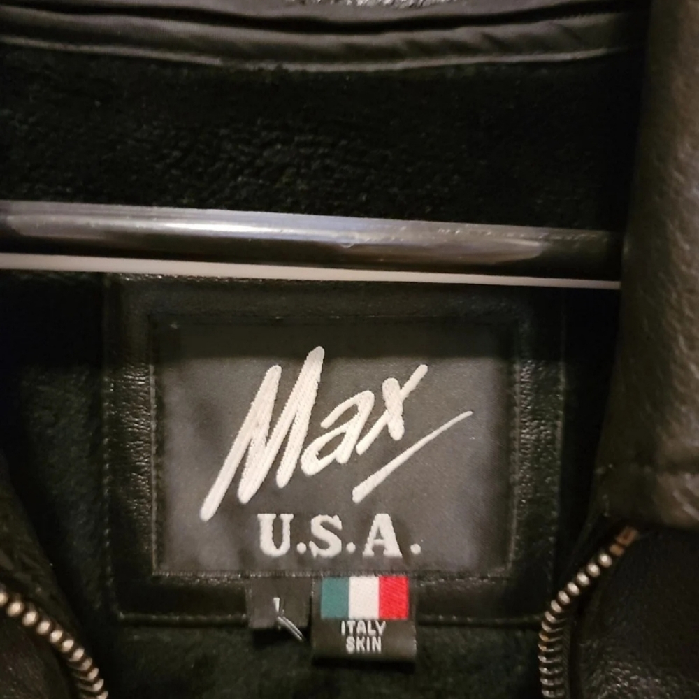 Max U.S.A Genuine leather jacket.